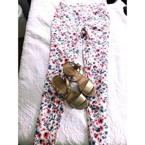 Floral Jeggings Size Small